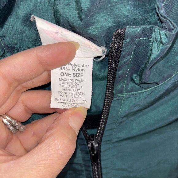 Surf Style Vintage Windbreaker Jacket One Size - Picture 6 of 10